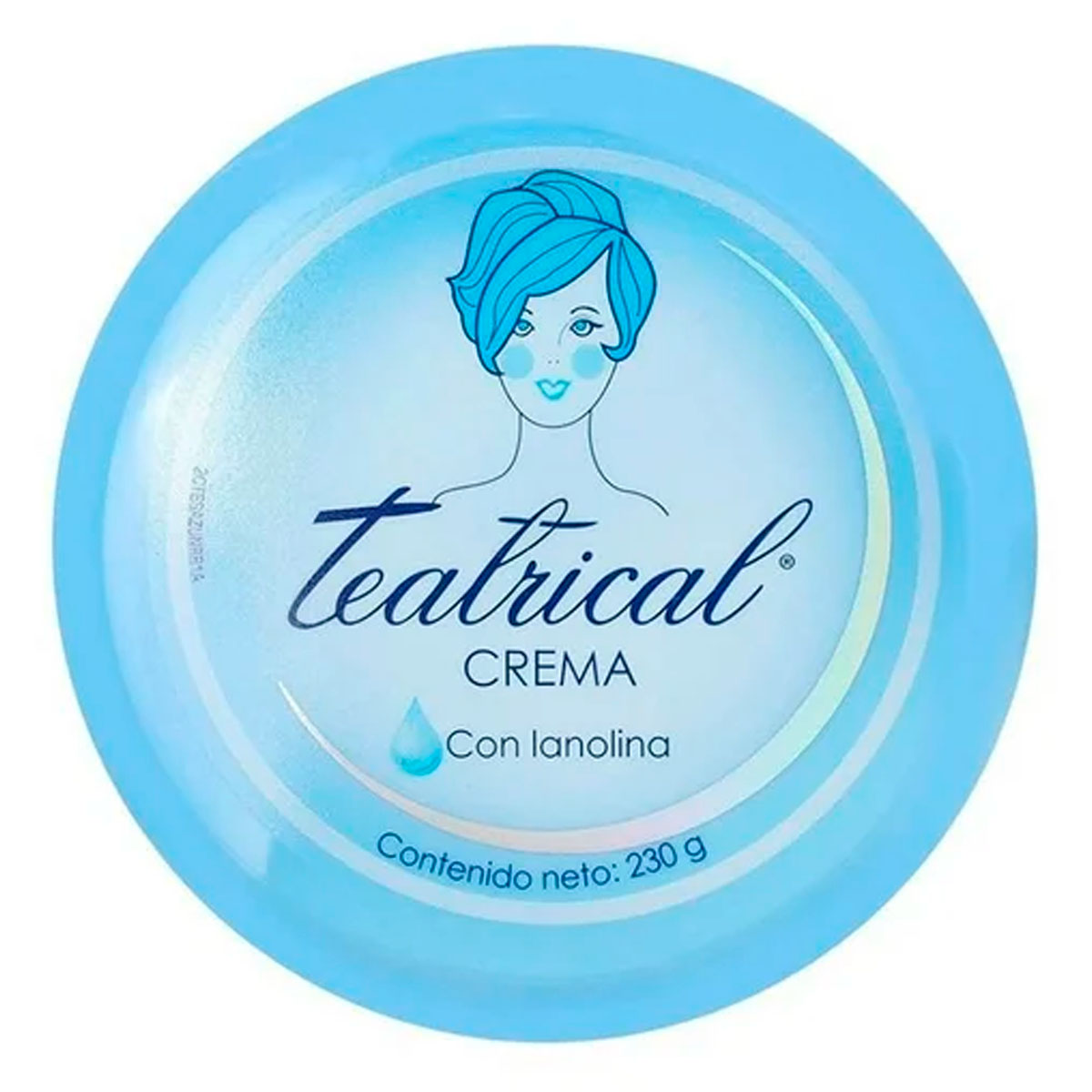 Crema Teatrical Azul Lanolina 230 GRS