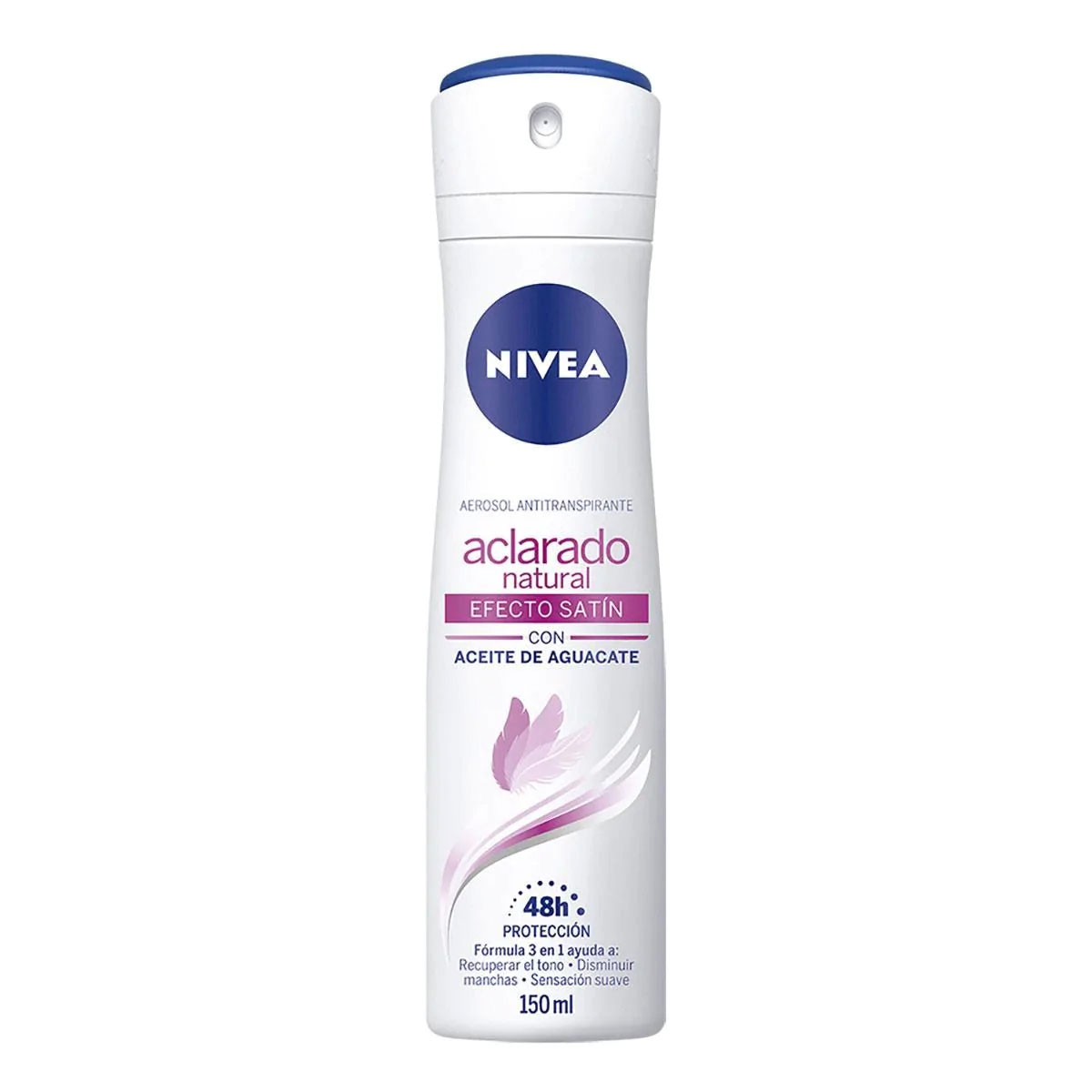 Desodorante Nivea Aclarado Efecto Satin En Aerosol Para Mujer 150 MLL