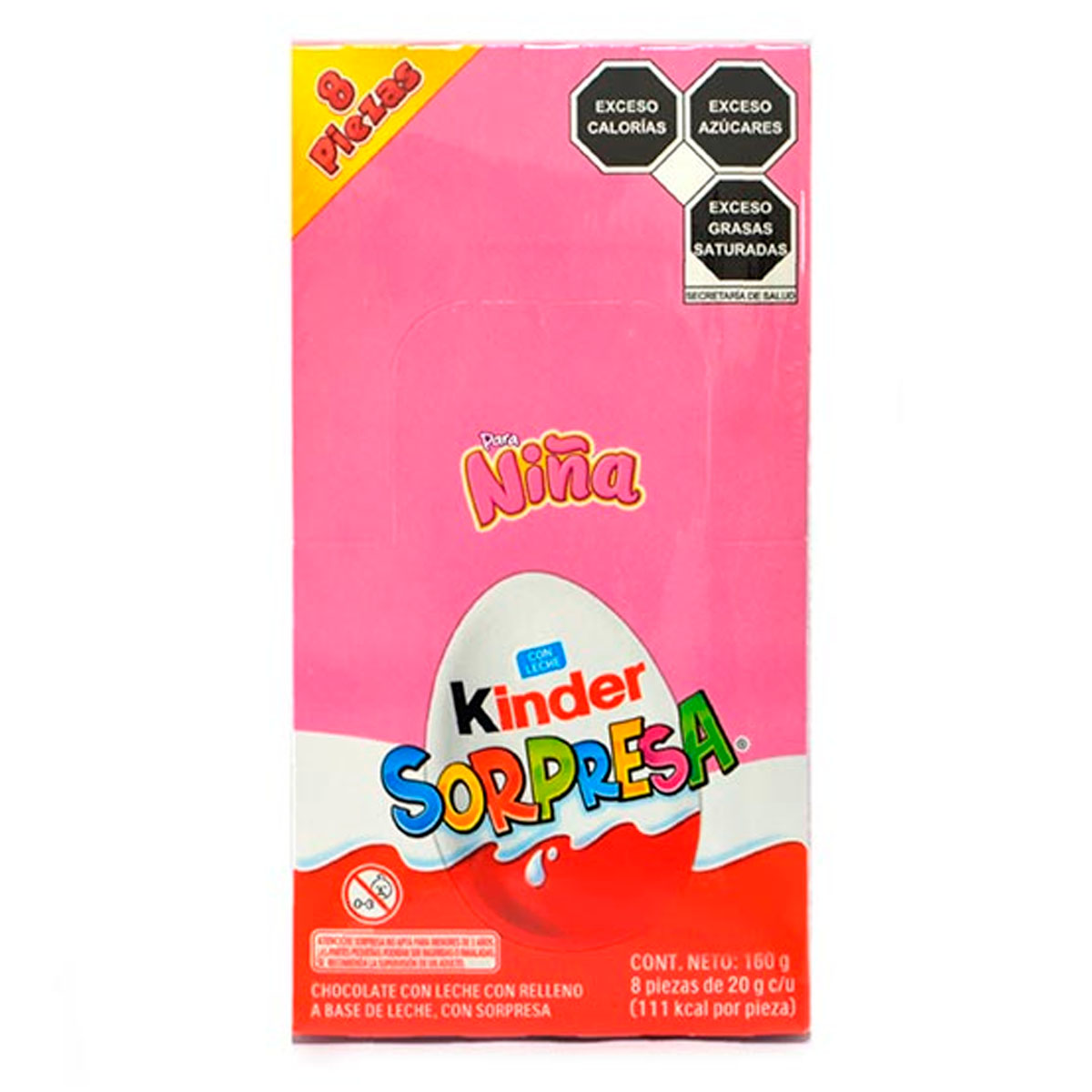 Huevitos Kinder Sorpresa Niñas 8 PZS