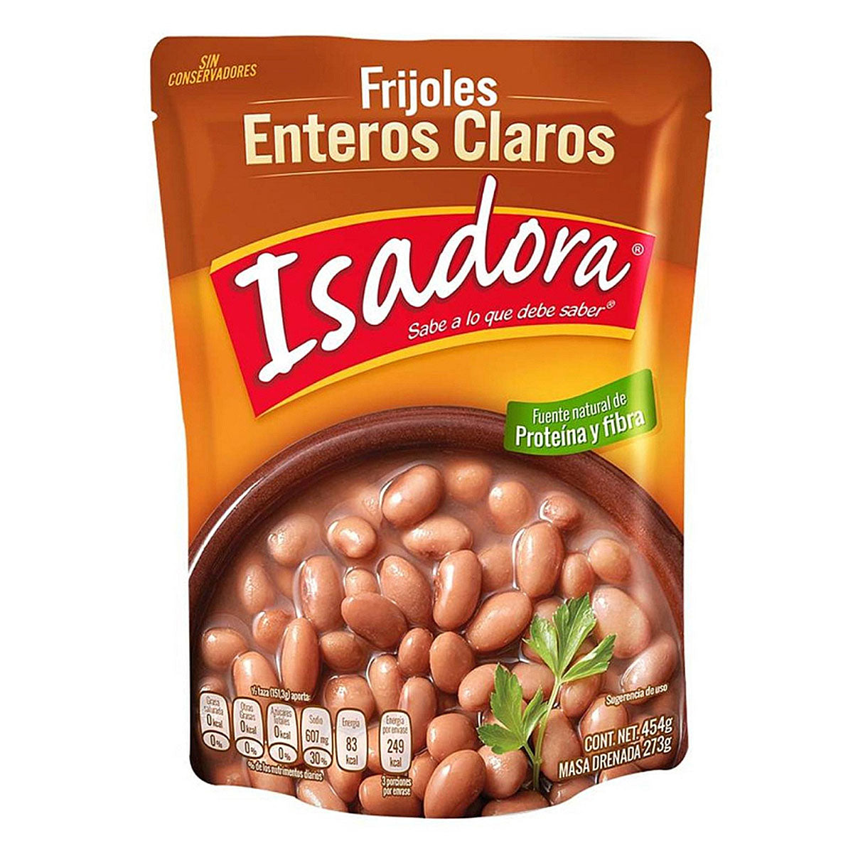 Frijoles Isadora Claros Enteros 454 GRS