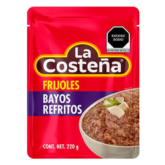 Frijol La Costeña Bayos Refritos 220 GRS