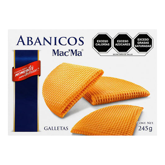 Galletas Mac/Ma Abanico 245 GRS