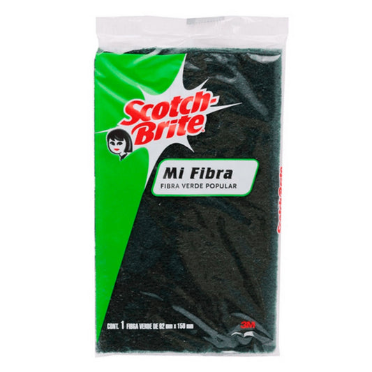 Fibra Scotch Brite Mi Fibra Verde 12 PZS