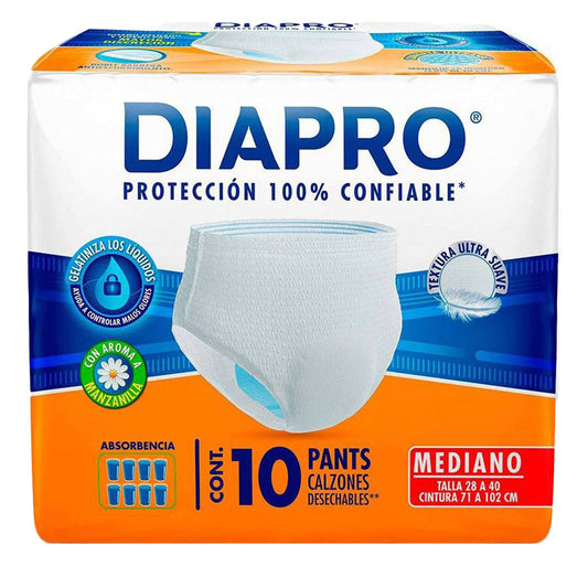 Calzon Diapro Pants Mediano 10 PZS