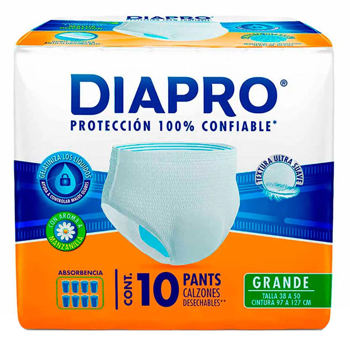 Calzon Diapro Pants Gde+2Pz 10 PZS