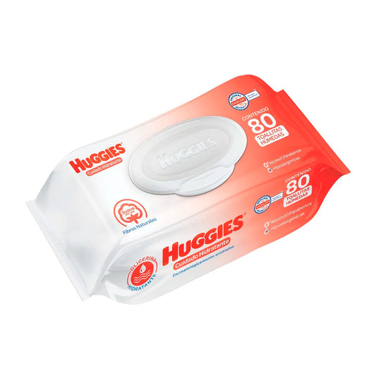 Toallitas Humedas Huggies Cuidado Hidratante Repuesto 80 PZS