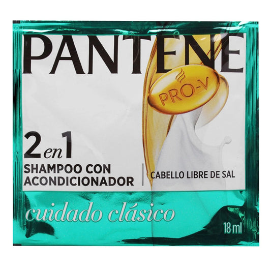 Shampoo Pantene 2En1 Clasico 18 MLL