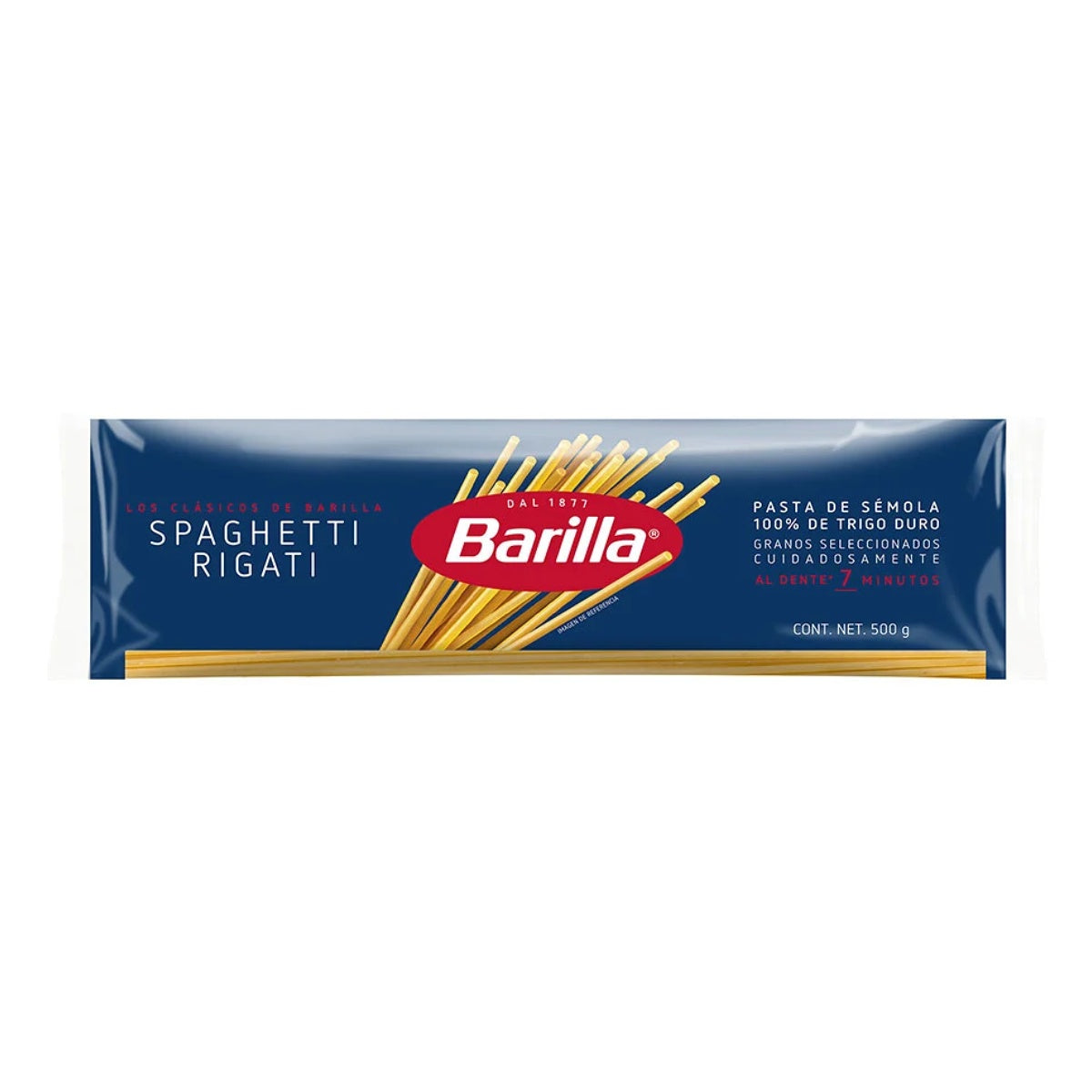 Sopa Barilla Spaguetti Rigati 500 GRS