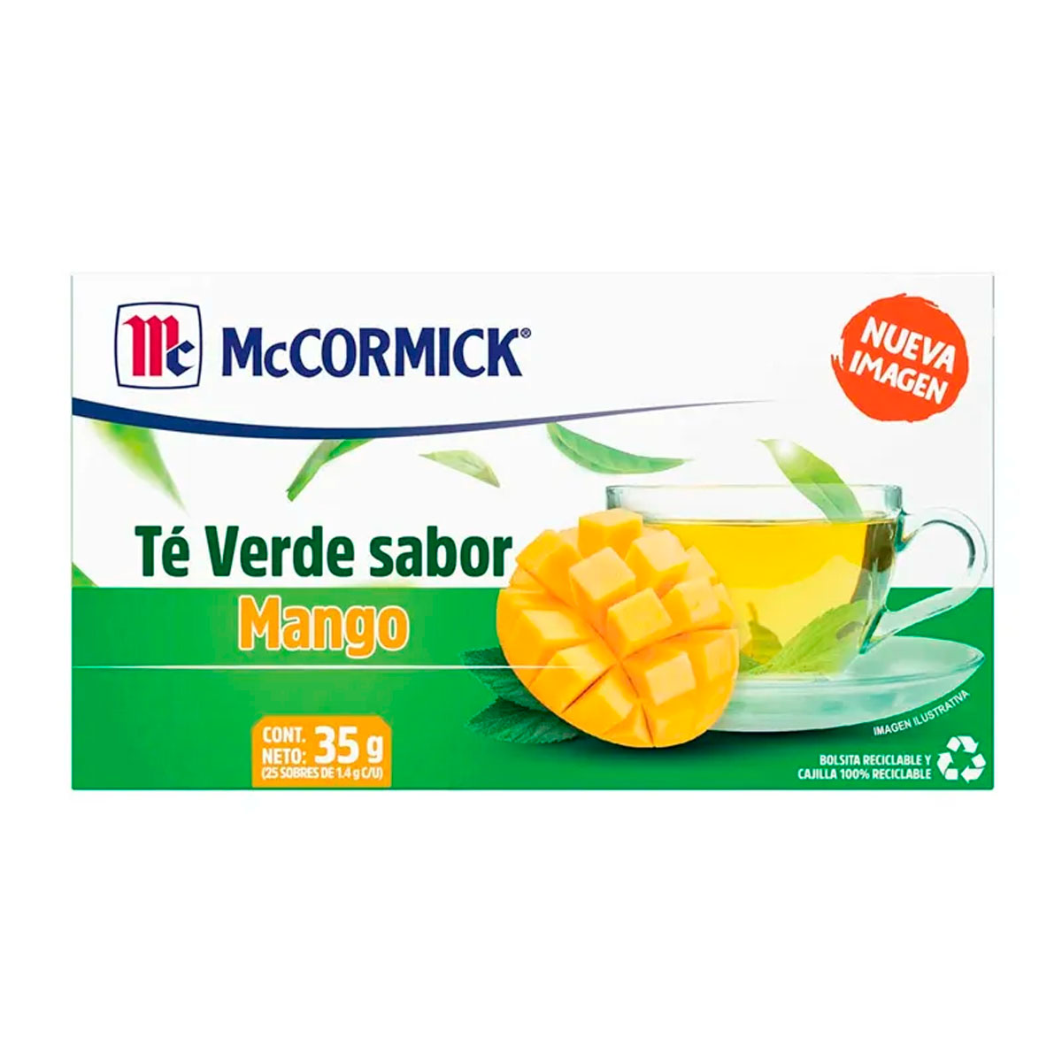 Te Mccormick Verde Mango 25 PZS