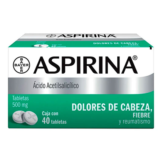 Exhibidor Aspirina 500 Mg 40 PZS