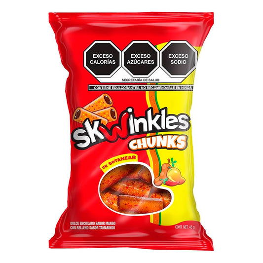 Exhibidor Dulce Lucas Skwinkles Chunks 45 GRS