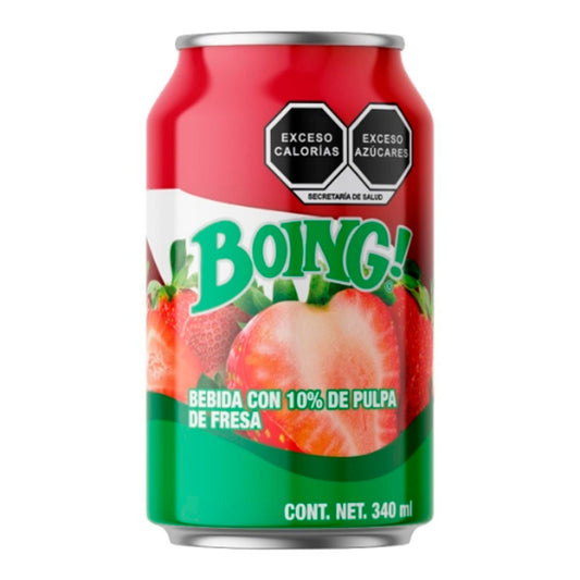 Jugo Boing Lata Fresa 340 MLL