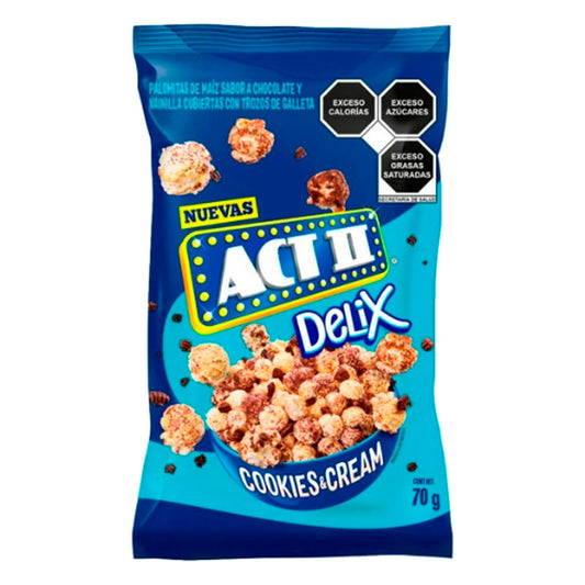 Palomitas Act Ii Delix Cookies & Cream 70 GRS