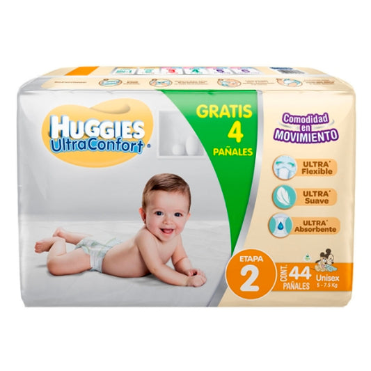 Pañal Huggies U.Conf 2 +4Pz 40 PZS