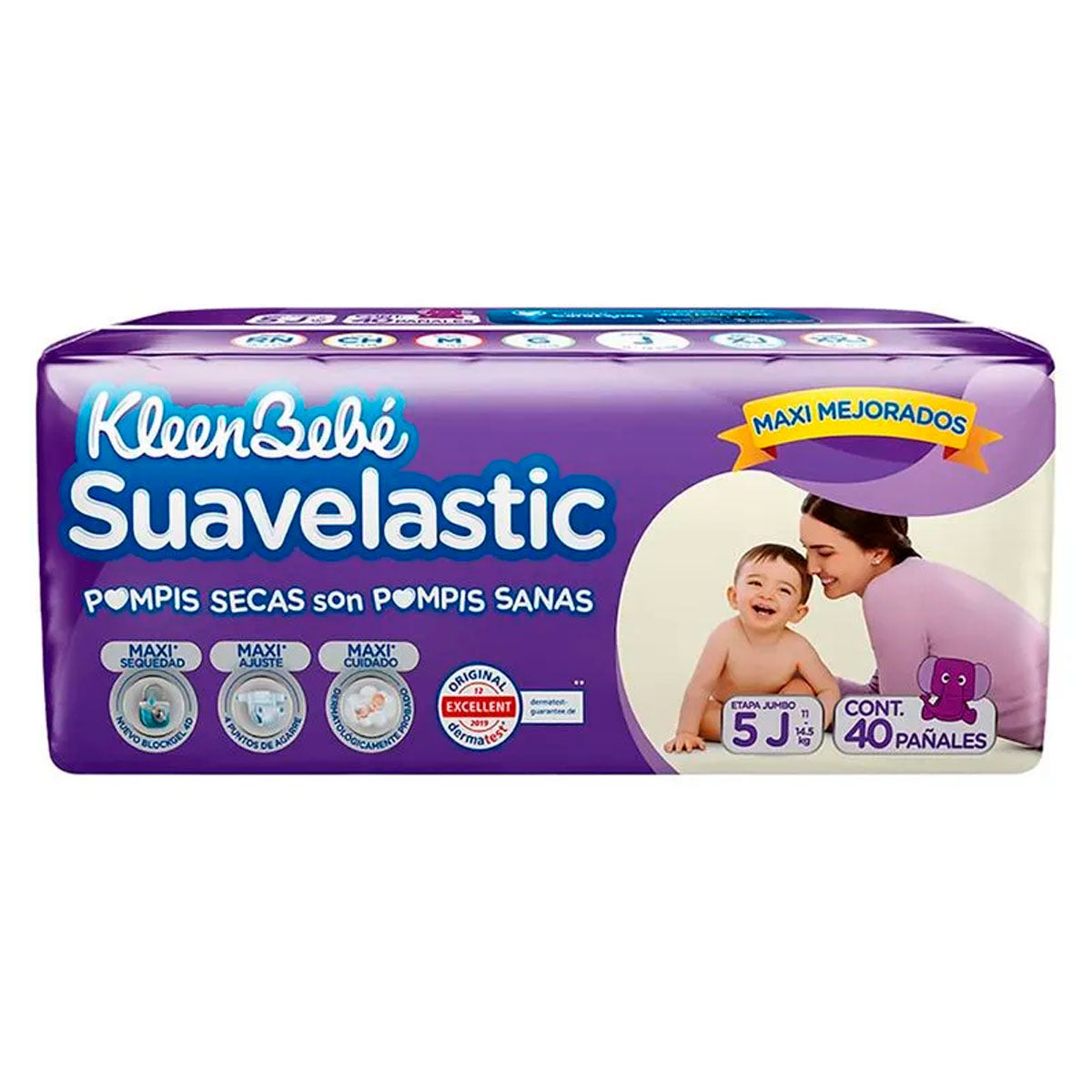 Pañal Kbb Suavelastic Xxjum 40 PZS