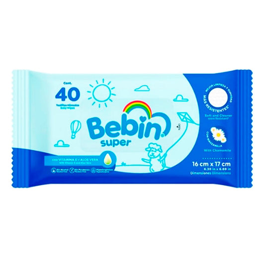 Toallitas Humedas Bebin Super 40 PZS