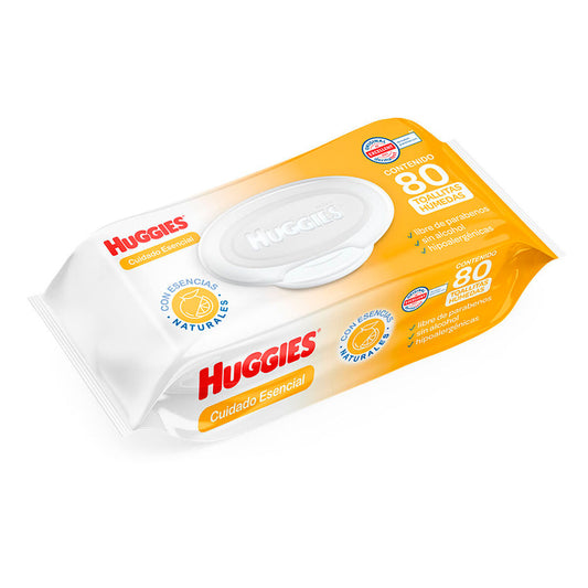 Toallitas Humedas Huggies Cuidado Esencial 80 PZS