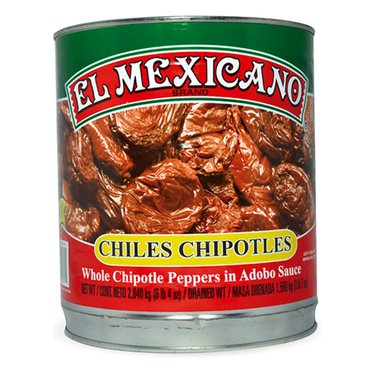 Chiles Chipotles El Mexicano 2.84 KGS