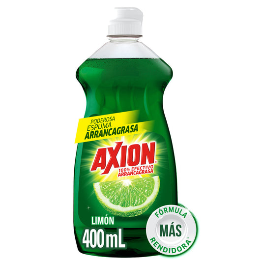 Detergente Lavatrastes Líquido Axion Limón de 400 ml