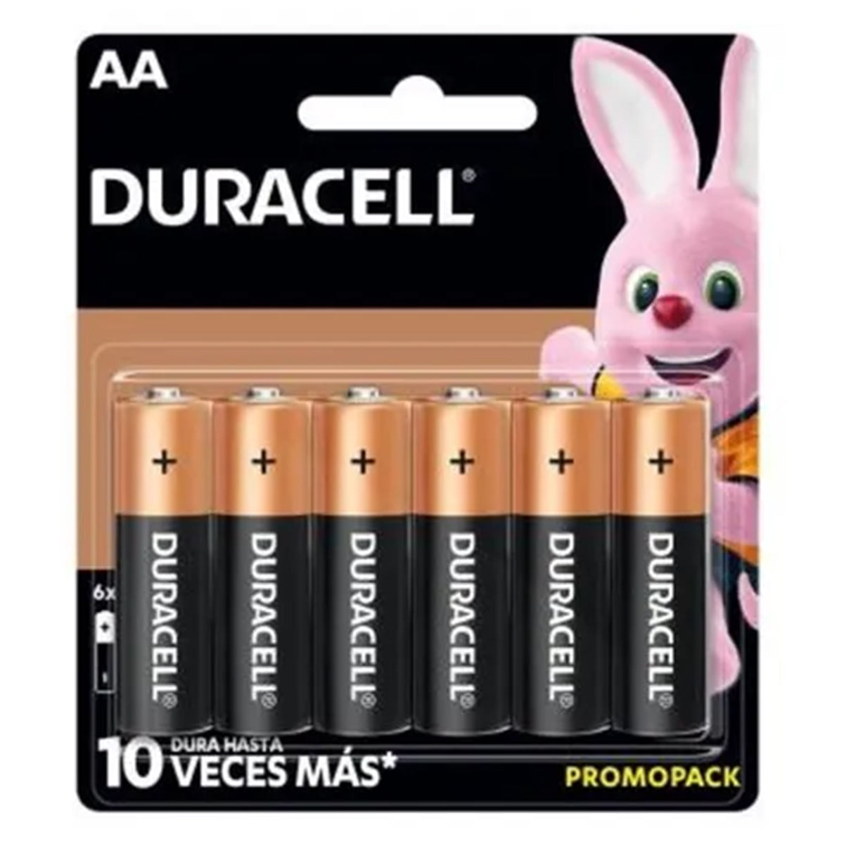 Exhibidor Pila Duracell Aa Tira Individual 6 PZS