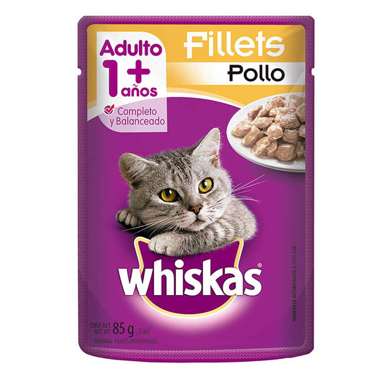 Sobres Whiskas Trozos Pollo 85 GRS