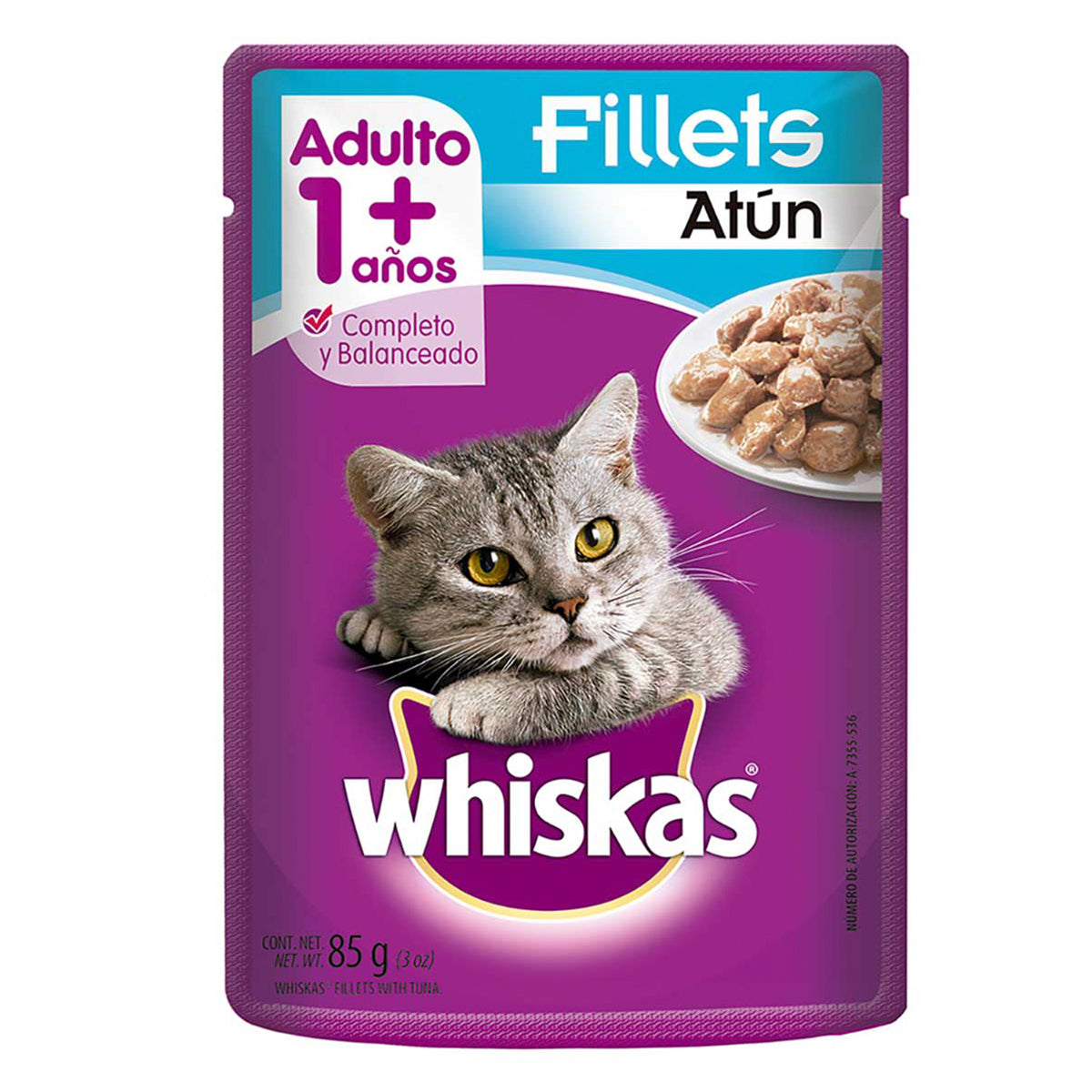 Sobres Whiskas Atún 85 GRS