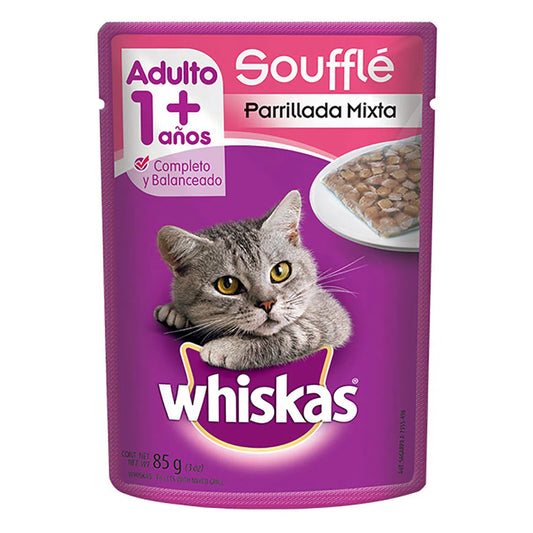 Sobres Whiskas Trozos Parrillada Mixta 85 GRS