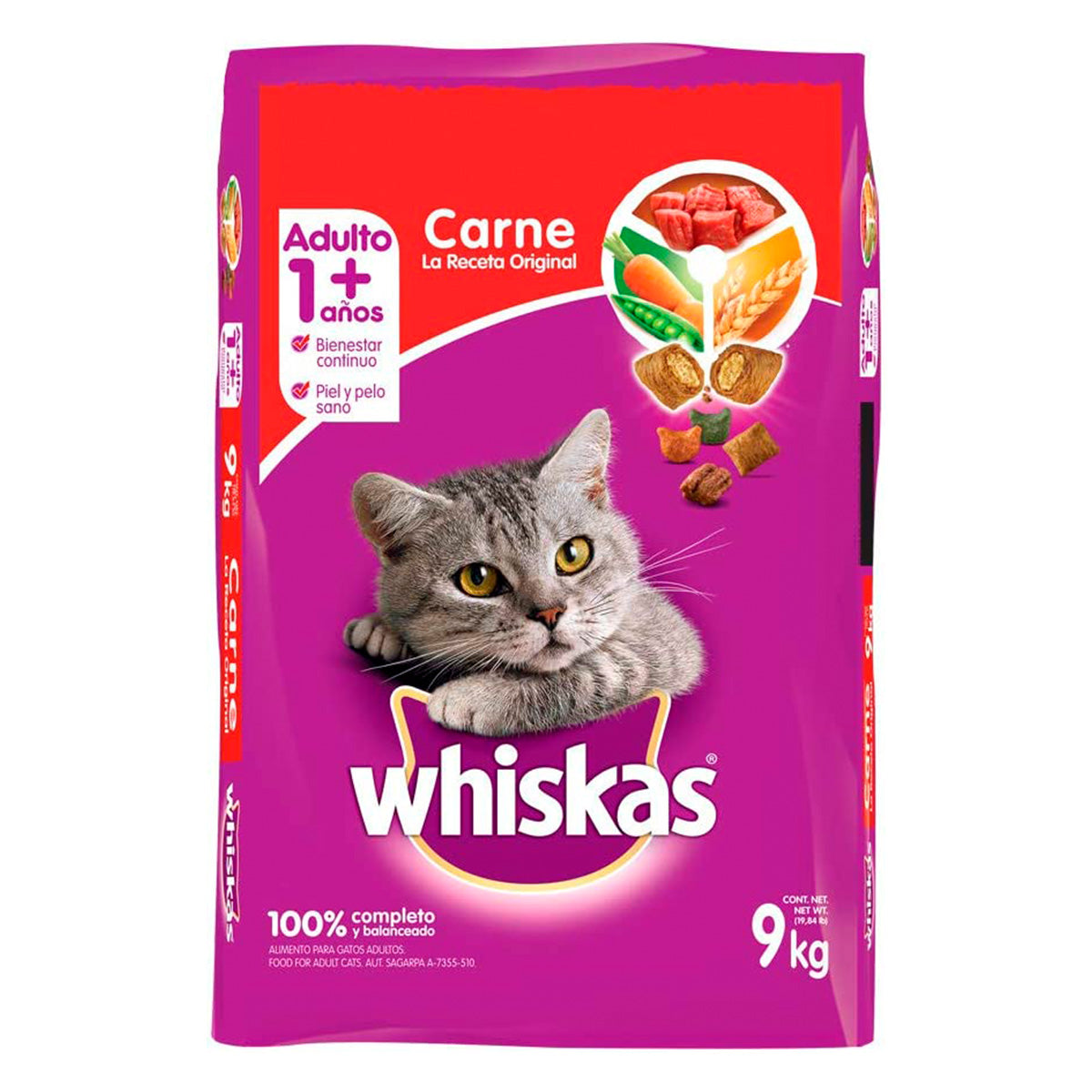 Croquetas Whiskas Receta Original 20 KGS