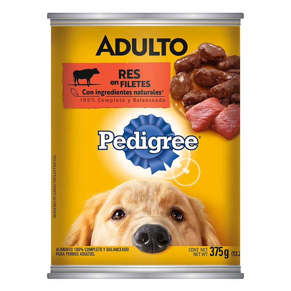 Lata Pedigree Adulto Res 375 GRS