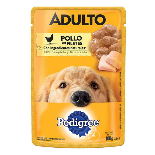 Sobres Pedigree Adulto Pollo 100 GRS