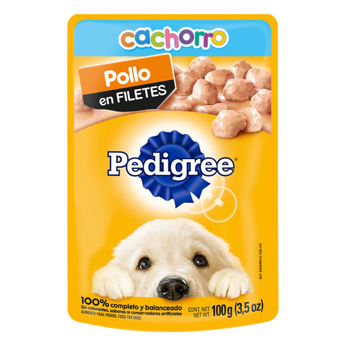 Sobres Pedigree Cachorro Pollo 100 GRS