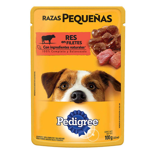 Sobres Pedigree Razas Pequeñas Res 100 GRS