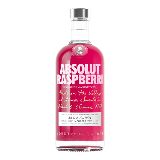 VODKA ABSOLUT RASPBERRI 38% ALC. 750 MLL