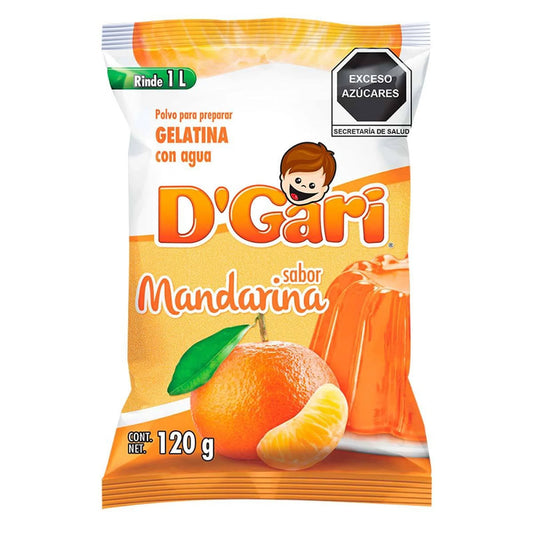 Gelatina De Agua D'Gari Mandarina 120 GRS