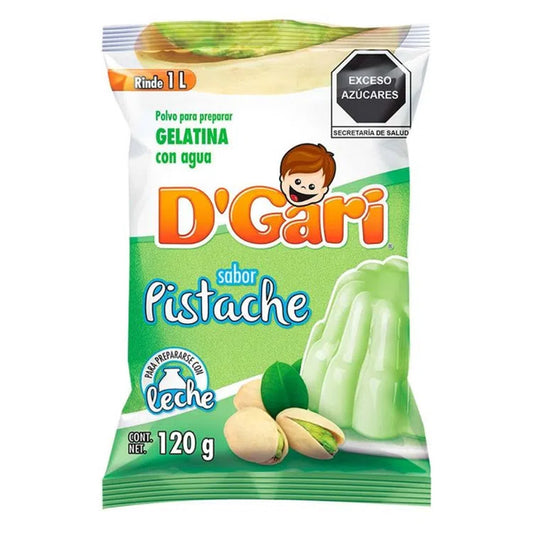 Gelatina De Leche D'Gari Pistache 120 GRS