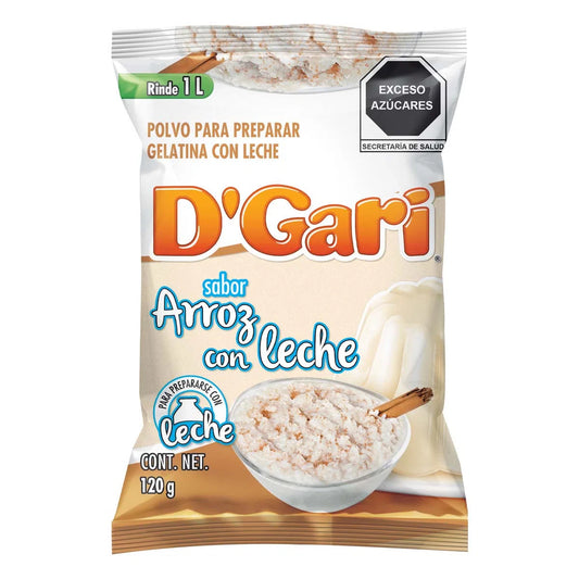 Gelatina De Leche D'Gari Arroz 120 GRS