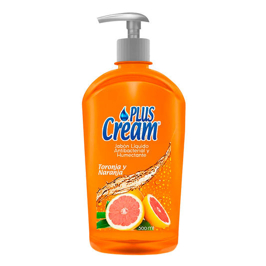 Jabon Liquido Plus Cream Toronja Naranja Para Manos 1 LTS