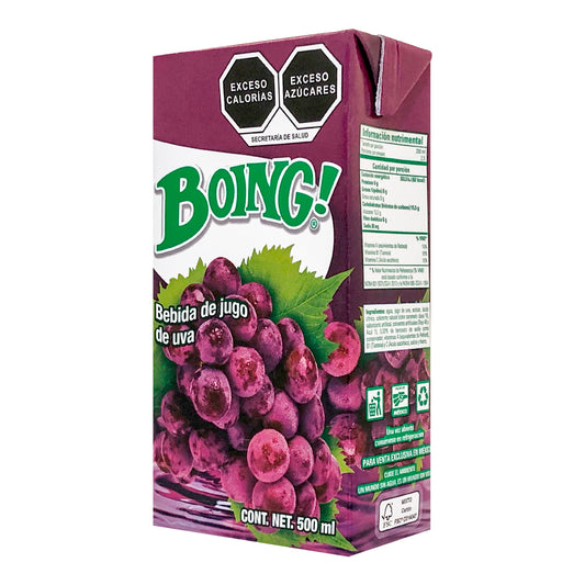 Jugo Boing Tetrapack Uva 500 MLL