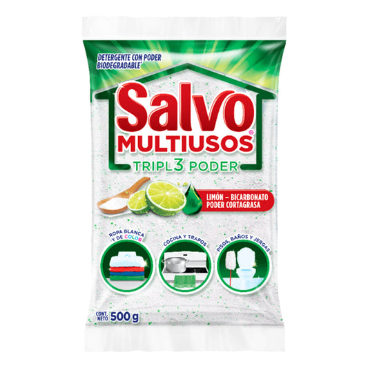 Detergente En Polvo Salvo Multiusos 500 GRS