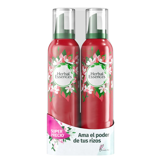 Mousse Para Cabello Herbal Essences Rizos 2Pk 200 GRS