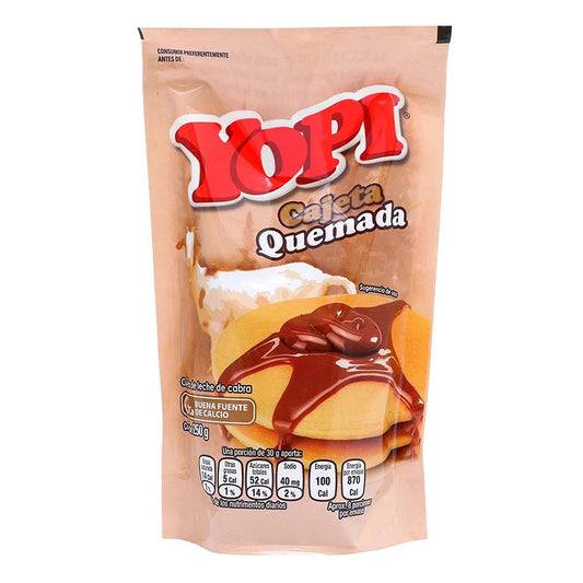 Cajeta Yopi Quemada 250 GRS