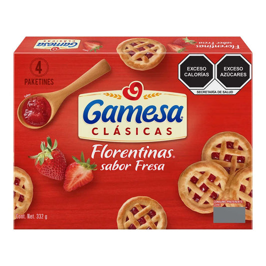 Galletas Florentinas Fresa 332 GRS