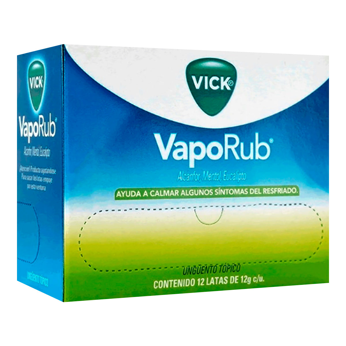 Vick Vaporub 12 Latas Con 12 Gr 12 GRS