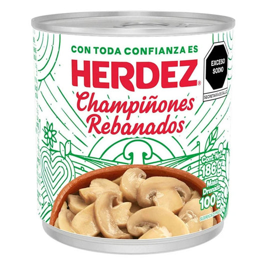 Champiñon Rebanado Herdez 186 GRS