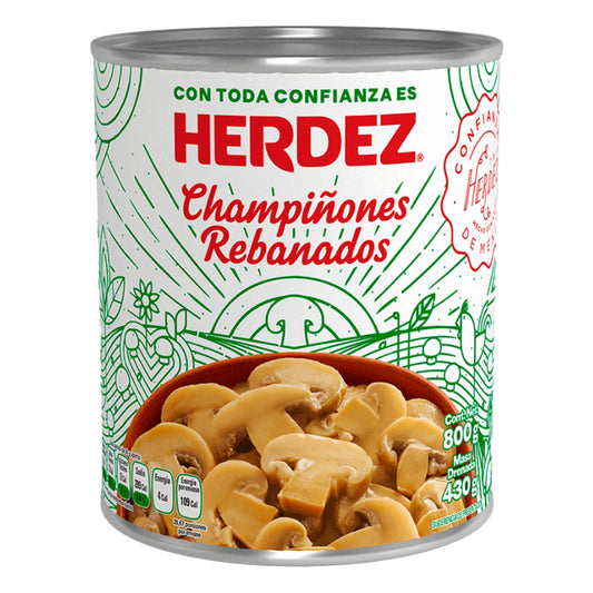 Champiñon Herdez Rebanado 800 GRS