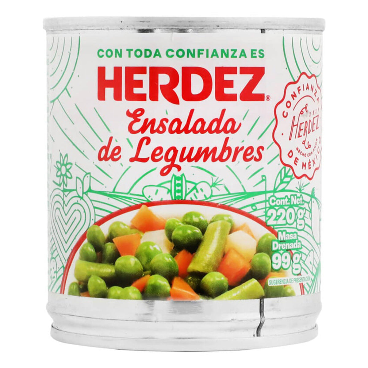 Ensalada Herdez Legumbres 220 GRS