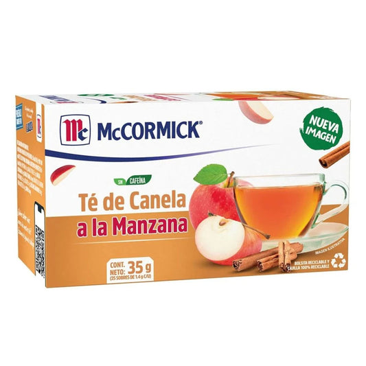 Té Mccormick Canela A La Manzana 25 PZS