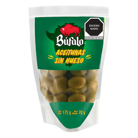 Aceituna Sin Hueso Bufalo 175 GRS