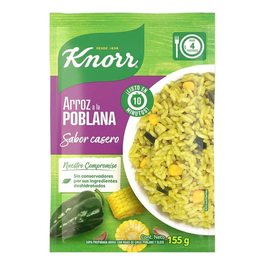 Sopa Knorr Arroz Poblana 155 GRS