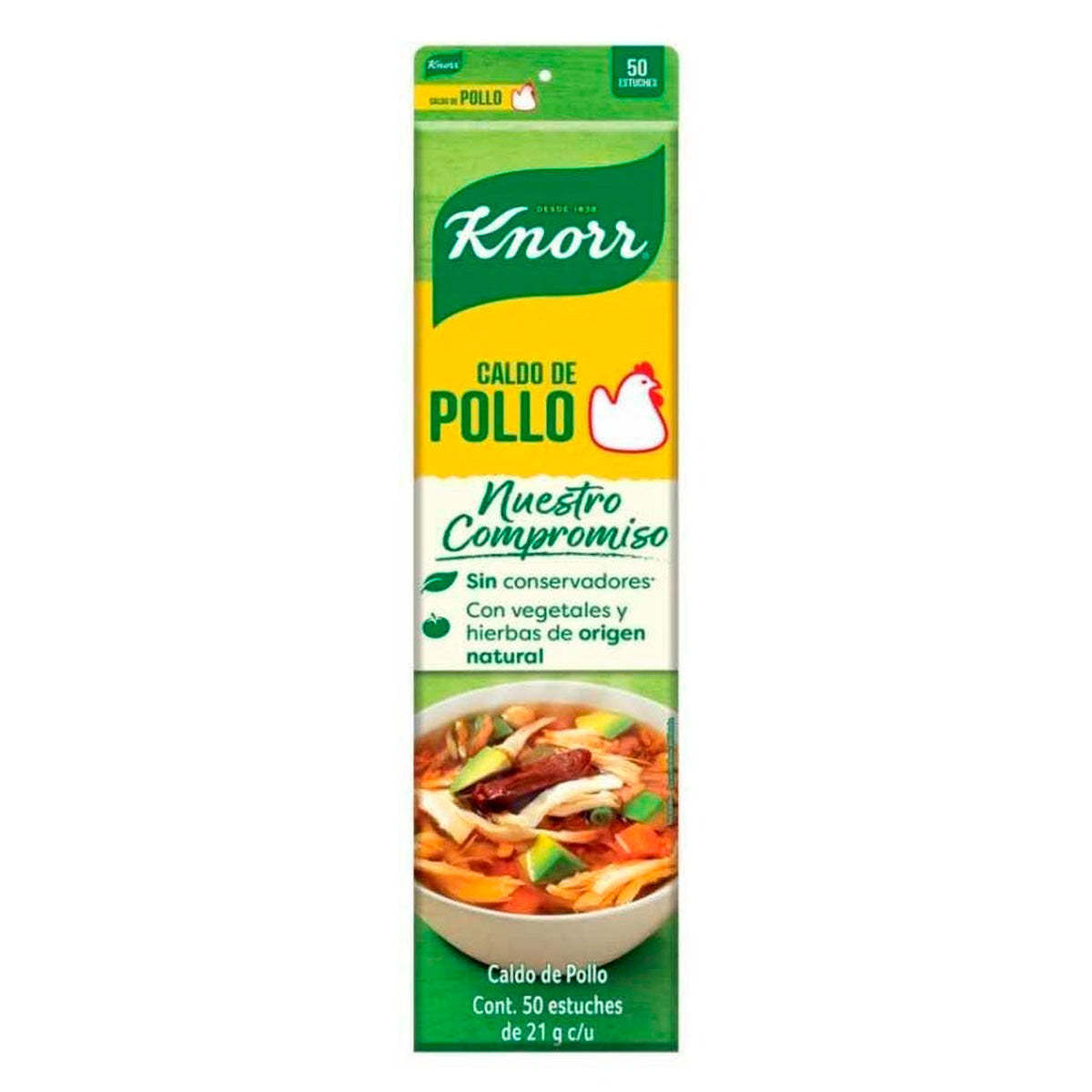 Consomé De Pollo Knorr Suiza 50 PZS